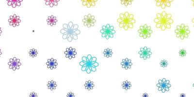 Light Multicolor vector pattern with lines.