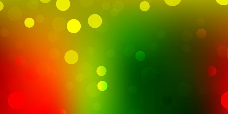 Light green, red vector backdrop with chaotic shapes.