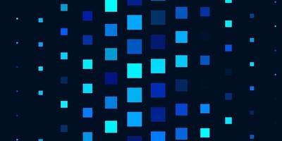 Dark BLUE vector pattern in square style. Abstract gradient illustration with rectangles. Pattern for commercials, ads.