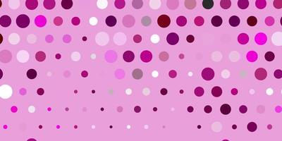 Light pink vector template with circles.