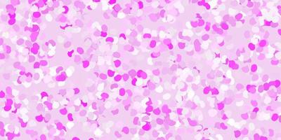 Light pink vector pattern with abstract shapes.