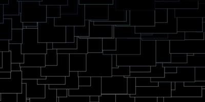 Dark BLUE vector background with rectangles. Abstract gradient illustration with rectangles. Best design for your ad, poster, banner.