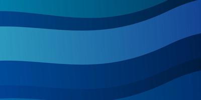 Light BLUE vector layout with circular arc. Brand new colorful illustration with bent lines. Pattern for booklets, leaflets.