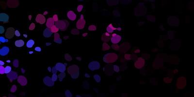 Dark multicolor vector background with random forms.