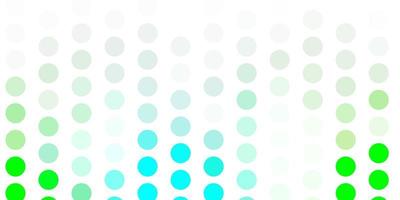 Light green vector background with spots.