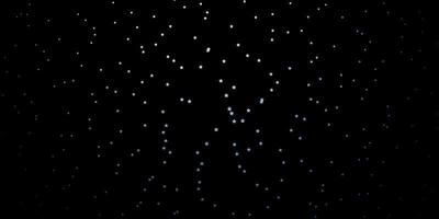 Dark BLUE vector pattern with abstract stars. Decorative illustration with stars on abstract template. Theme for cell phones.