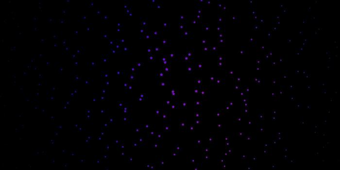 patrón de vector púrpura, rosa oscuro con estrellas abstractas. difuminar el diseño decorativo en un estilo sencillo con estrellas. patrón para anuncios de año nuevo, folletos.