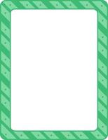 Empty diagonal stripes frame banner template vector