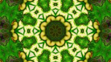 Abstract Colorful Symmetric and Hypnotic Kaleidoscope Movement video