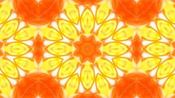 Abstract Colorful Symmetric and Hypnotic Kaleidoscope Movement video