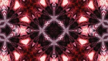 Abstract Colorful Symmetric and Hypnotic Kaleidoscope Movement video