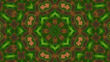 Abstract Colorful Symmetric and Hypnotic Kaleidoscope Movement video