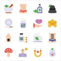 Alternative Flat icons Sets vector