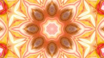 Abstract Colorful Symmetric and Hypnotic Kaleidoscope Movement video