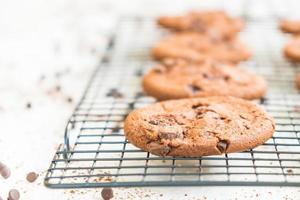 galletas con chispas de chocolate foto