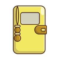 cellphone wallet with hanger illustration vector