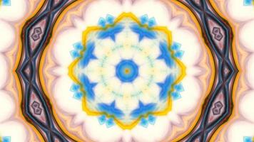Abstract Colorful Symmetric and Hypnotic Kaleidoscope Movement video