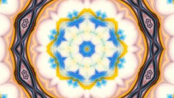 Abstract Colorful Symmetric and Hypnotic Kaleidoscope Movement video