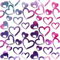 Heart Love Seamless Pattern Background Vector Illustration