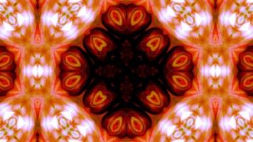 Abstract Colorful Symmetric and Hypnotic Kaleidoscope Movement video