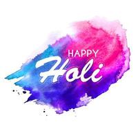 Happy Holi abstract colorful background vector