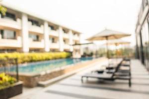Abstract blur and defocus outdoor swimming pool