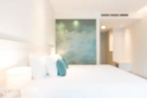 Abstract blur bedroom interior photo