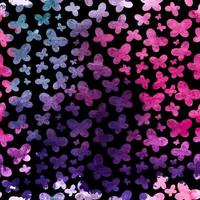 Colored Abstract Hand Painted Watercolor Background Seamless Pattern. Vector Illustration