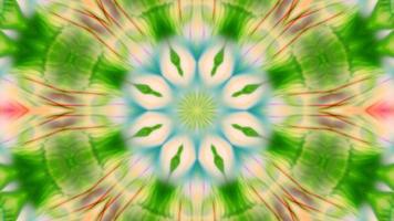 Abstract Colorful Symmetric and Hypnotic Kaleidoscope Movement video