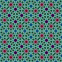 Islamic Geometric Tiles Pattern vector