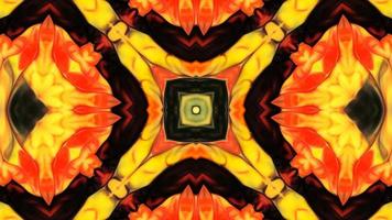 Kaléidoscope abstrait symétrique et hypnotique video