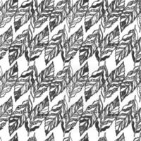 Vector black and white seamless abstract background with feathers. Can be used for wallpaper, pattern fills, web page, surface textures, textile print, wrapping paper. Coloring page