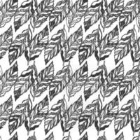 Vector black and white seamless abstract background with feathers. Can be used for wallpaper, pattern fills, web page, surface textures, textile print, wrapping paper. Coloring page