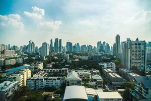 horizonte de la ciudad de bangkok foto