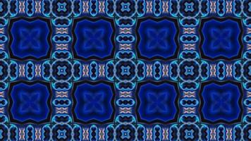abstraktes symmetrisches und hypnotisches Kaleidoskop video