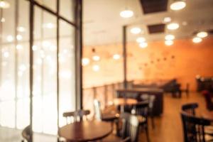Blur coffee shop and restaurant photo