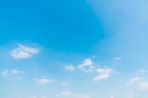 White cloud on blue sky photo