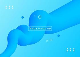 Abstract Gradient Background With Liquid Shapes vector