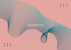 Abstract background blend wave line design vector