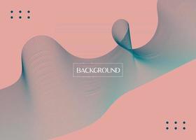 Abstract background blend wave line design vector
