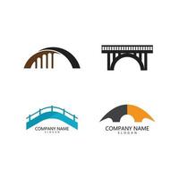 Bridge Logo Template vector