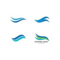 Water wave Logo vector