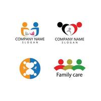 family care adoption vector