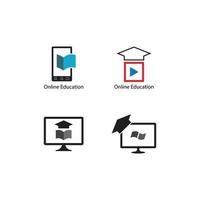 online education schooling vector