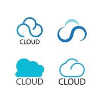 cloud logo vector