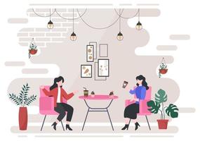 Cafe or Coffeehouse Illustration vector