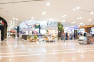 Abstract blur shopping mall photo