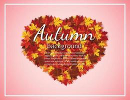 autumn maple leaf background banner vector