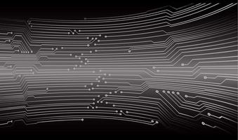 Fondo de concepto de tecnología futura de circuito cibernético vector