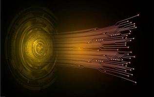 eye cyber circuit future technology concept background vector